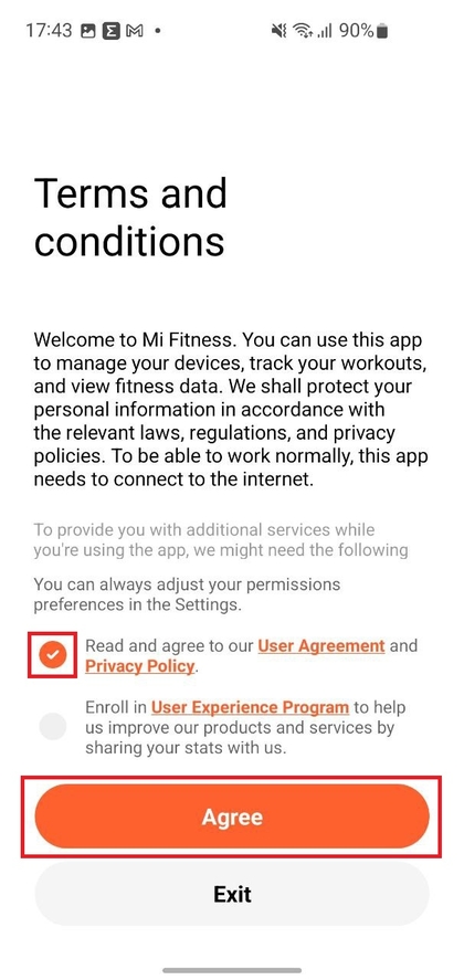 Inloggen op Xiaomi-account