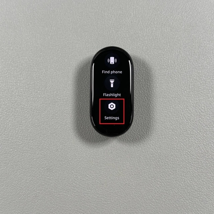Xiaomi Smart Band 10 instellingen pictogram