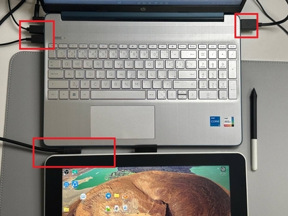 Wacom One USB-C-aansluiting