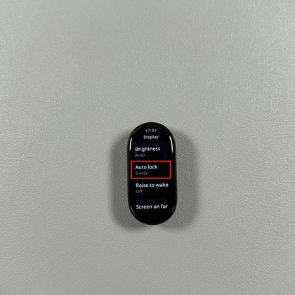 Xiaomi Smart Band 10 Auto-Lock-opties