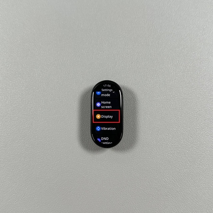 Xiaomi Smart Band 10-weergave-instellingen