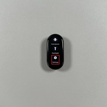 Xiaomi Smart Band 10-instellingenoptie