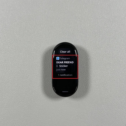 Meldingen controleren op Xiaomi Smart Band 10