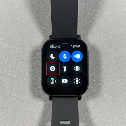 Instellingenpictogram op de Xiaomi Redmi Watch 5 Active