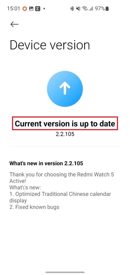De firmware-update controleren