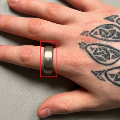 Amazfit Helio Ring om de wijsvinger