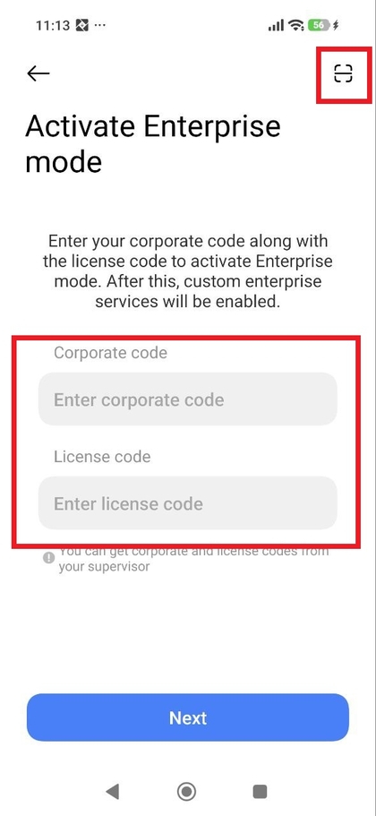 QR-codescanner gebruiken