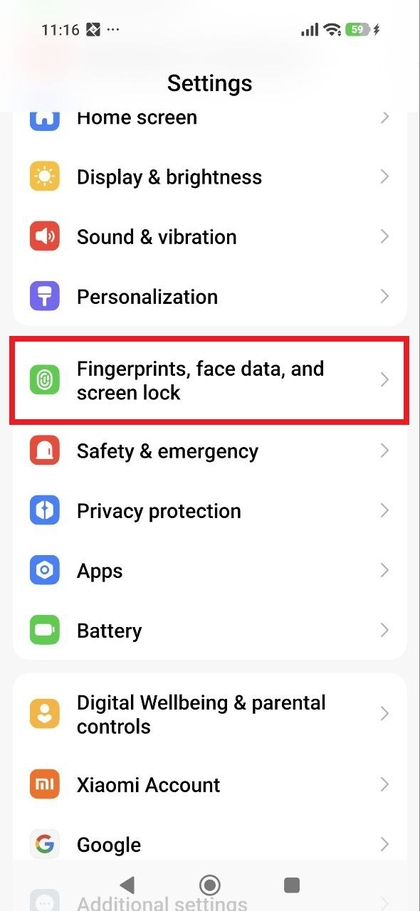 POCO F8 Pro instellingen app-icoon