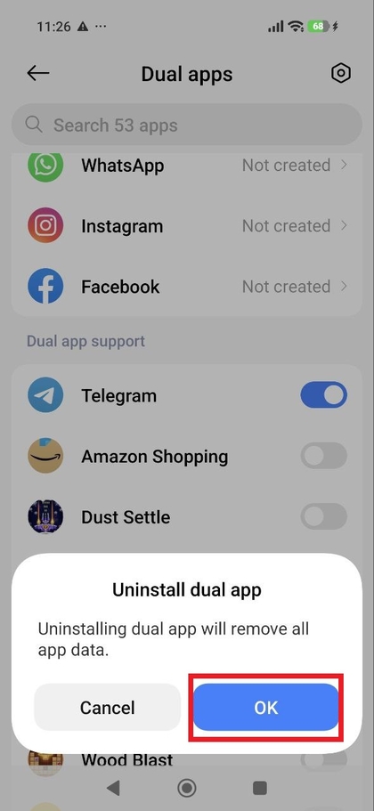 Gekloonde apps verwijderen op POCO F8 Pro