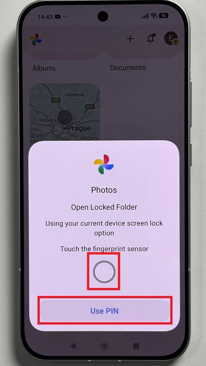 Het priv&eacute;album verifi&euml;ren op POCO F8 Pro
