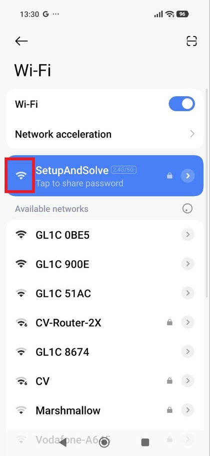 Wi-Fi-verbindingssterkte op POCO F8 Pro