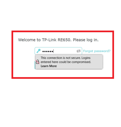 Beheerderslogin in de TP-Link-interface