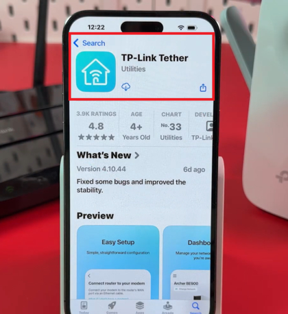 TP-Link Tether-app installeren