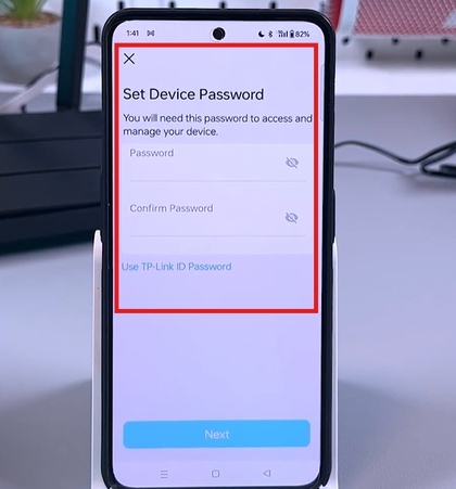 Router configureren met de TP-Link Tether-app