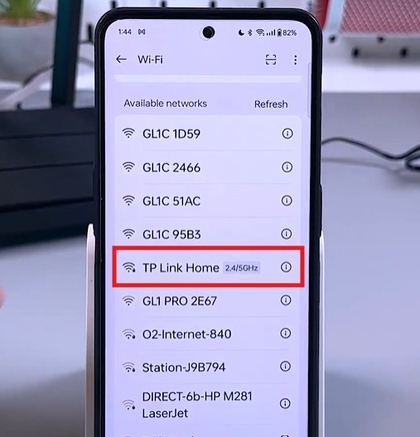 Wi-Fi-verbinding testen op de telefoon