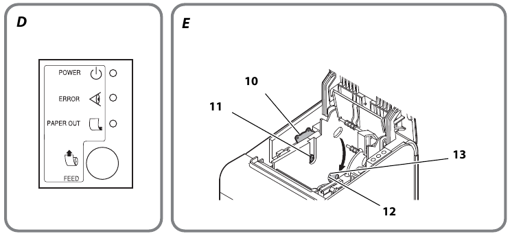De printer verticaal of horizontaal installeren - Stap 2