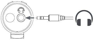 Audio controleren via de 3,5 mm koptelefoonaansluiting
