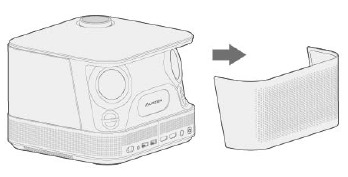 Gebruik als Bluetooth-speaker - Stap 1