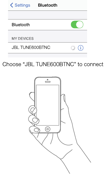 Bluetooth-verbinding - Stap 2