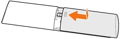 De batterijen plaatsen - Stap 3