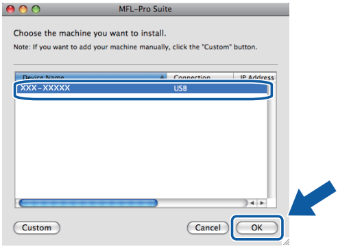 USB Macintosh - MFL-Pro Suite installeren - Stap 1
