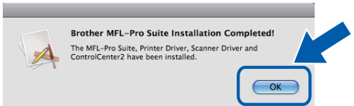 USB Macintosh - MFL-Pro Suite installeren - Stap 2