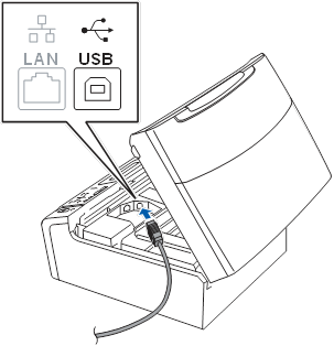 USB Windows - Sluit de USB-kabel aan - Stap 1