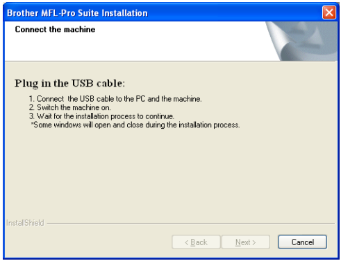 USB Windows - MFL-Pro Suite installeren - Stap 5