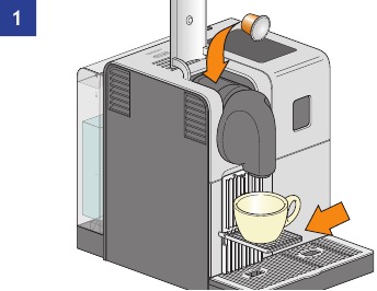 Koffie bereiden - Stap 1