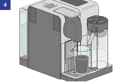 Cappuccino en Latte Macchiato bereiden - Stap 4