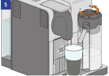 Cappuccino en Latte Macchiato bereiden - Stap 5