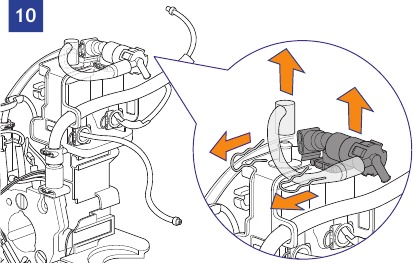 Thermoblock/Stoomgenerator/Pomp verwijderen - Stap 10