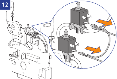 Thermoblock/Stoomgenerator/Pomp verwijderen - Stap 12