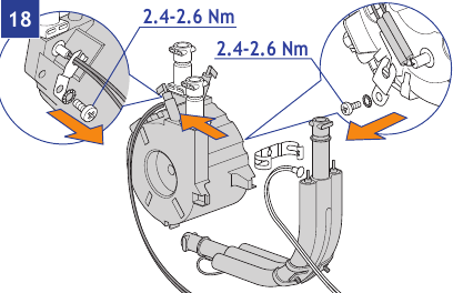 Thermoblock/Stoomgenerator/Pomp verwijderen - Stap 18