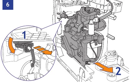 Thermoblock/Stoomgenerator/Pomp verwijderen - Stap 6