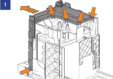 Thermoblock/Stoomgenerator/Pomp verwijderen - Stap 1