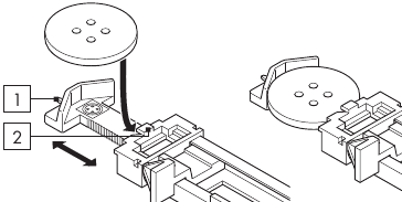 Automatische knoopsgaten - Stap 1