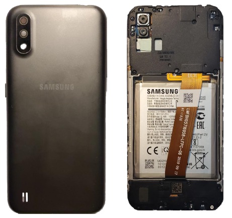 Batterijklep installeren