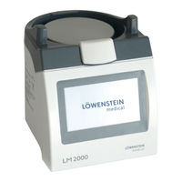 Lowenstein Medical LM 2000 Gebruiksaanwijzing