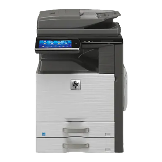 HP Color MFP S951dn Snelstartgids