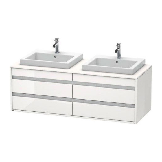 DURAVIT Ketho KT 6757 L Montagehandleiding