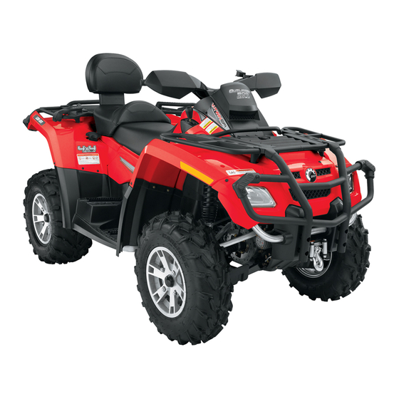 BRP BOMBARDIER ATV OUTLANDER 800 2006 Gebruikershandleiding