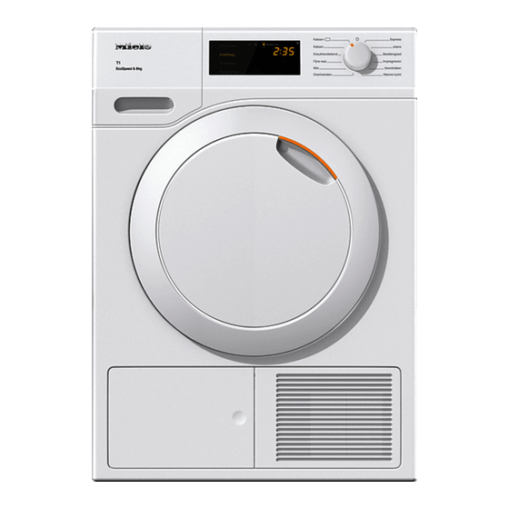 Miele TCD 450 WP Gebruiksaanwijzing