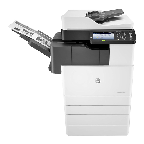 HP LaserJet M72625 Installatiehandleiding