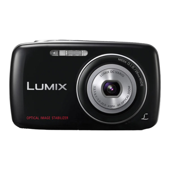 Panasonic Lumix DMC-S3 Gebruiksaanwijzing Voor Geavanceerde Kenmerken