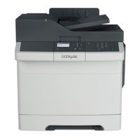 Lexmark CX317 Gebruikershandleiding