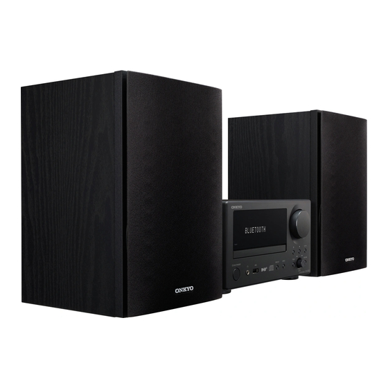 Onkyo CS-375D Gebruikershandleiding