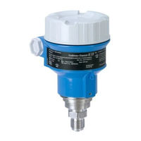 Endress+Hauser Cerabar M PMP55 Beknopte Handleiding