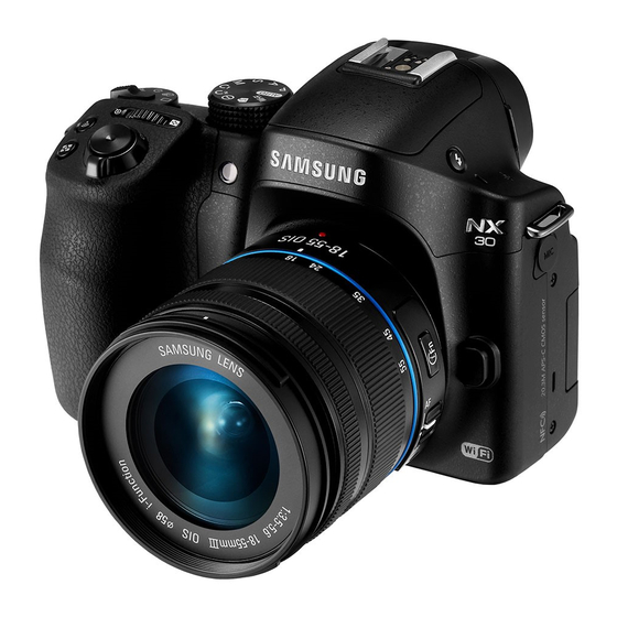 Samsung NX30 Gebruiksaanwijzing