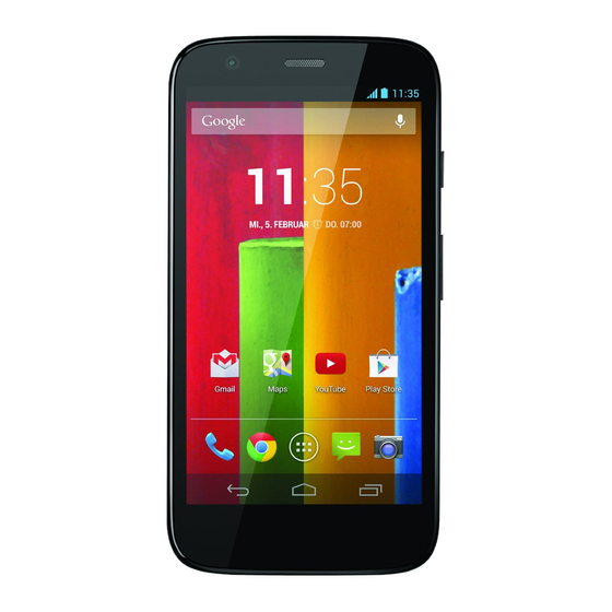 Motorola moto g Handleiding